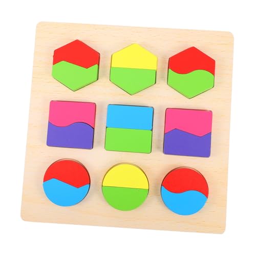 UPKOCH Holz Puzzle für Kleinkinder Großes Geometrisches Formenset Motorikförderndes Lernspielzeug Montessori Inspiriert Geeignet für Ab Jahr Frühe von Farben und Problemlösungskompetenz UPKOCH Holz Puzzle für Kleinkinder Großes Geometrisches Formenset Motorikförderndes Lernspielzeug Montessori Inspiriert Geeignet für Ab Jahr Frühe von Farben und Problemlösungskompetenz von UPKOCH