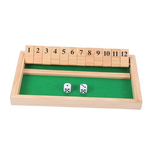 UPKOCH Holz Shut Box Würfelspiel mit Kreativem Bar dice Design Interaktives Familienspiel Einzigartiges Mathespiel für Stilvolles Brettspiel für Zuhause und Party UPKOCH Holz Shut Box Würfelspiel mit Kreativem Bar dice Design Interaktives Familienspiel Einzigartiges Mathespiel für Stilvolles Brettspiel für Zuhause und Party von UPKOCH