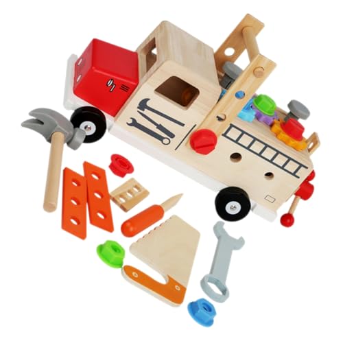 UPKOCH Holz Werkzeugset für Schraubmuttern Lernspielzeug zur Motorischer und Kognitiver Fähigkeiten Robustes DIY Reparatur Set für Jungen und Mädchen Pädagogisches Handwerkzeug UPKOCH Holz Werkzeugset für Schraubmuttern Lernspielzeug zur Motorischer und Kognitiver Fähigkeiten Robustes DIY Reparatur Set für Jungen und Mädchen Pädagogisches Handwerkzeug von UPKOCH