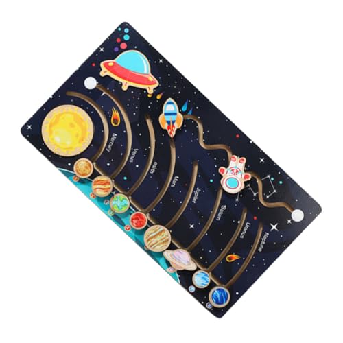UPKOCH Holzpuzzle Solar System für Bewegliches Planetenspiel Lernspielzeug für Vorschulkinder Interaktives Weltraum Puzzle Pädagogisches Motorik und Wissen UPKOCH Holzpuzzle Solar System für Bewegliches Planetenspiel Lernspielzeug für Vorschulkinder Interaktives Weltraum Puzzle Pädagogisches Motorik und Wissen von UPKOCH