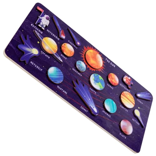 UPKOCH Holzpuzzle Sonnensystem für Kleinkinder Teiliger Planetenspiel Lernspielzeug Pädagogisches Space Matching Toy Form Farb und Logikverständnis bei Kindern UPKOCH Holzpuzzle Sonnensystem für Kleinkinder Teiliger Planetenspiel Lernspielzeug Pädagogisches Space Matching Toy Form Farb und Logikverständnis bei Kindern von UPKOCH