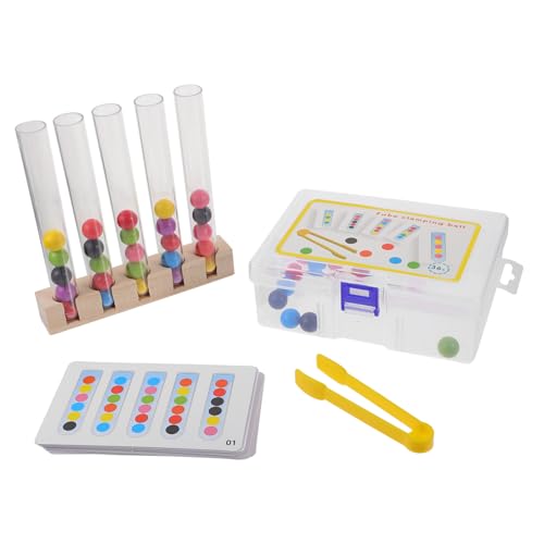 UPKOCH Holzspielzeug Clipperlen Bunte Perlen Montessori Lernspielzeug Motorikspielzeug Vorschule Farbsortierspiel für Jungen Mädchen Ab Jahren UPKOCH Holzspielzeug Clipperlen Bunte Perlen Montessori Lernspielzeug Motorikspielzeug Vorschule Farbsortierspiel für Jungen Mädchen Ab Jahren von UPKOCH