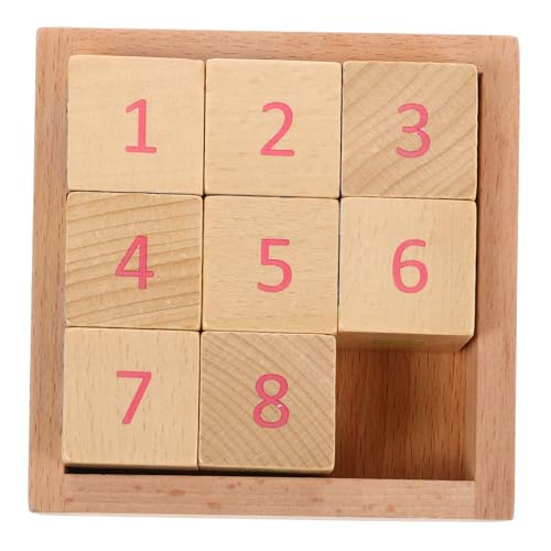 UPKOCH Holzspielzeug Puzzle Holz Dinosaurier Blockpuzzles Für Dinosaurier Bauspielzeug Dinosaurier Würfelpuzzle Holzpuzzles Vorschul Lernpuzzles Vorschulspielzeug von UPKOCH