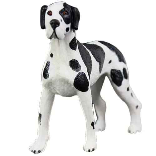 UPKOCH Hundeschmuck Zoo Tiere Kleinkind Schmuck Figuren Hundekuchen Tiermodell Hundefotoverzierung Hundemodell Aus Kunststoff Desktop-hundedekoration Hundestatue Plastik Black von UPKOCH