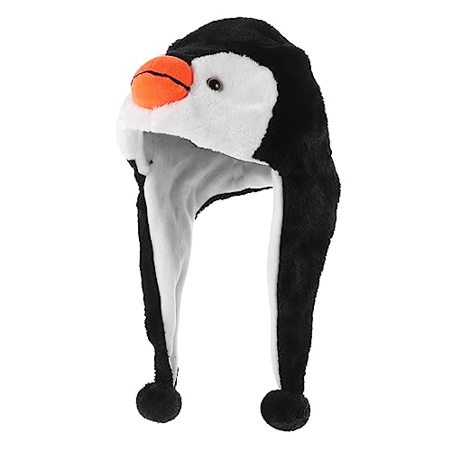 UPKOCH Hut Plüschtierhüte Plüschmütze Pinguin verrückte hüte für erwachsene tierkostüme für faschingskostüme kleider Party-Kopfschmuck bequeme Kindermütze von UPKOCH