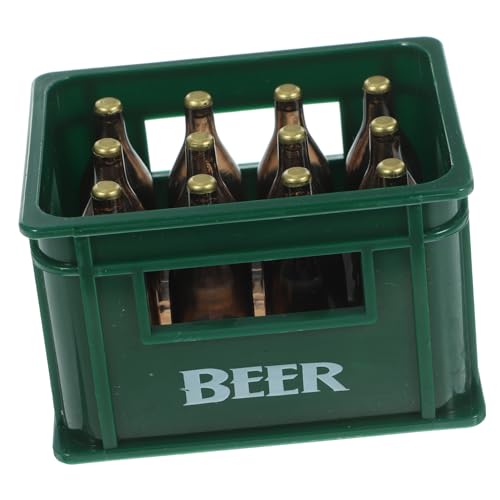 UPKOCH Kasten Mini-bierimitat Bar-Spielzeug Miniaturdekoration Spielzeuge Miniatur-weinflasche Miniatur-Bierflaschen Spielzeug Für Kleinkinder Kleines Schmücken DIY Harz Zubehör Baby von UPKOCH