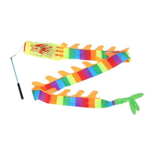 UPKOCH Kinder Kinder Spielzeug Kinder Spielzeug Drachen Requisiten Chinesische Kinder Spielzeug Dance Streamer Kinder Band Kinder Band Tragen Beständig Kinder Spielzeug Festival Drachen von UPKOCH