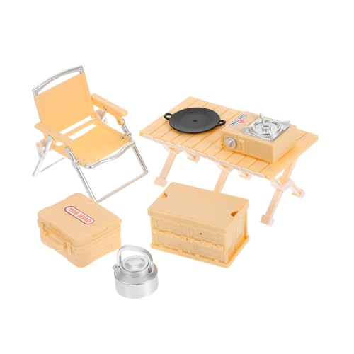 UPKOCH Camping-spielset Für Junge Mädchen Mit Mini-Tisch Stühlen Und Herd Zum Rollenspiel Inklusive Kochgeschirr Für Indoor Und Outdoor-Spiele Aus Leichtem Material UPKOCH Camping-spielset Für Junge Mädchen Mit Mini-Tisch Stühlen Und Herd Zum Rollenspiel Inklusive Kochgeschirr Für Indoor Und Outdoor-Spiele Aus Leichtem Material von UPKOCH