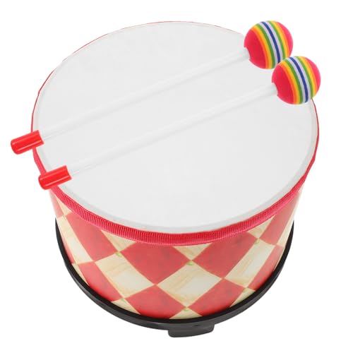 UPKOCH Kindertrommel Kleine Trommel Für Musikspielzeug Trompete Chinesische Trommel Spielzeugtrommel Marschtrommel Snare-Drum-kit Trommelspielzeug Trommel Rot Hölzern von UPKOCH