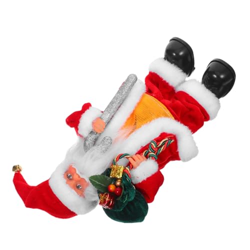 UPKOCH Kleiner Elektrischer Weihnachtsmann mit Musik Beweglichen Teilen und Sicherem Design Festliche Weihnachtsdekoration für Familienfeiern UPKOCH Kleiner Elektrischer Weihnachtsmann mit Musik Beweglichen Teilen und Sicherem Design Festliche Weihnachtsdekoration für Familienfeiern von UPKOCH