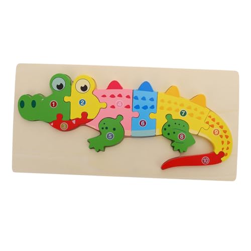 UPKOCH Kognitives dreidimensionales Puzzle Dinosaurier- Junge Bodenpuzzle Monster Puzzle rätselbuch Puzzle- aus Holz Kinderspielzeug aus Holz hölzern von UPKOCH