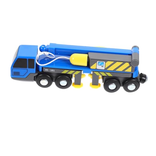 UPKOCH Kran Toys Toy car zabawki stymulujące rozwój spilzeug technisches LKW-Modell lustiges LKW-Modell Engineering-LKW baufahrzeug Modell Hubwagen-Modell Plastik Blue von UPKOCH