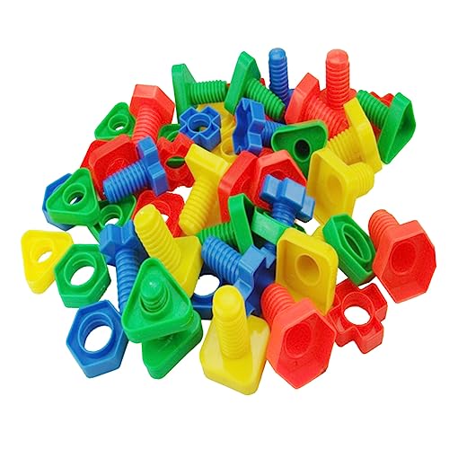 UPKOCH Kreatives Fidget Badewannenspielzeug Für Kleinkinder Jumbo Schrauben & Muttern Set Für Motorische Fähigkeiten Montessori Spiele Und Sensorische Aktivitäten Ideal Für Das Spiel von UPKOCH