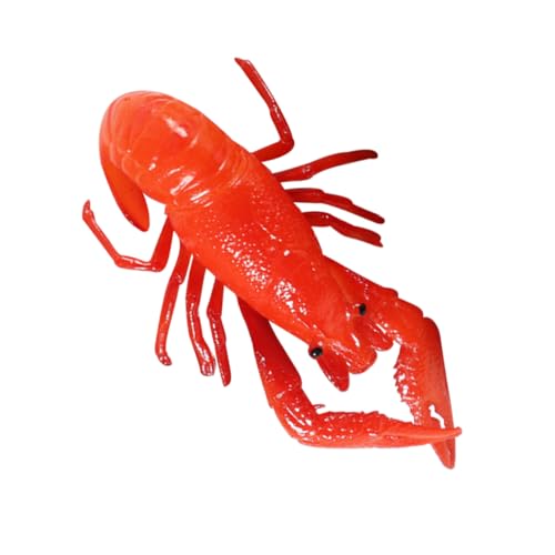 UPKOCH Krebsmodell Krabbenspielzeug Krabben-actionfigur Realistisches Meerestier Kriechende Krabbe Simuliertes Tier Requisiten Zur Präsentation Von Meeresfrüchten Bauchzeit Krabbe PVC Rot von UPKOCH