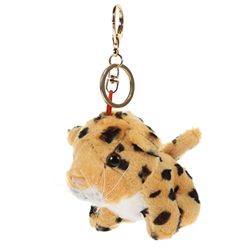 UPKOCH Kuscheltier Schlüsselanhänger üßes üsch Tier Deko Für Taschen Auto & Schlüssel Adorable Tier üsch Anhänger Geld Leopard von UPKOCH