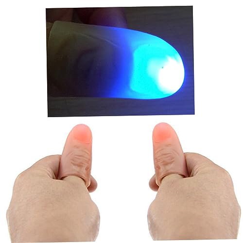 UPKOCH LED Daumenlicht Superhelle Blinkende Fingerlampe aus Kunststoff Einheitsgröße Zufällige Farben Komfortabel für Partyspiele und Batteriebetrieben Einfach zu Tragen Zufällige Farbe UPKOCH LED Daumenlicht Superhelle Blinkende Fingerlampe aus Kunststoff Einheitsgröße Zufällige Farben Komfortabel für Partyspiele und Batteriebetrieben Einfach zu Tragen Zufällige Farbe von UPKOCH
