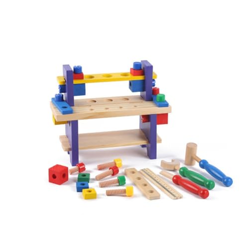 UPKOCH Lernspielzeug + tiegerkostuem Kinder Educational Toys Kinder spielgeschirr Montagespielzeug Pädagogisches Spielzeug Holzspielzeug zusammenbauen Kinderspielzeug aus Holz Hölzern von UPKOCH