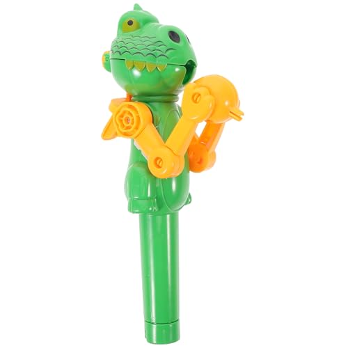 UPKOCH Lollipop-hülle, Halloween-Lollipop-Halter, Kreatives Roboterspielzeug, Essen Sie Lollipop, Dinosaurier-Form, Lollipop-Halter, Osterspaß, Für Kinder, Grün von UPKOCH