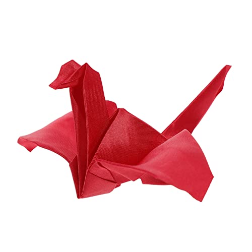 UPKOCH Magischer aus Papier Party Sachen Party Supplies Trickspielzeug Origami- - aus Papier Leistungsqualitäten Partyzubehör für Aufführungen Stoff rot von UPKOCH