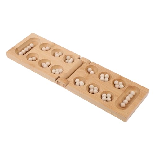 UPKOCH Mancala Strategiespiel Klappbar aus Holz mit Sicheren Natursteinen Gedächtnistraining für Familien Einfaches Lernspiel für Junge Mädchen und Jungen für Eltern Junge Mädchen UPKOCH Mancala Strategiespiel Klappbar aus Holz mit Sicheren Natursteinen Gedächtnistraining für Familien Einfaches Lernspiel für Junge Mädchen und Jungen für Eltern Junge Mädchen von UPKOCH