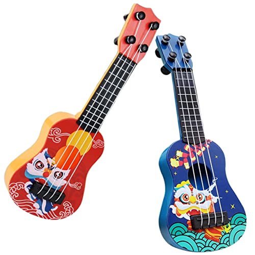 UPKOCH Mini Gitarre Für Karton Ukelele Und Musikalisches Lernspielzeug Für Von 3 13 Jahren Perfekt Für Kleine Musiker Und Kreative Spielstunden von UPKOCH