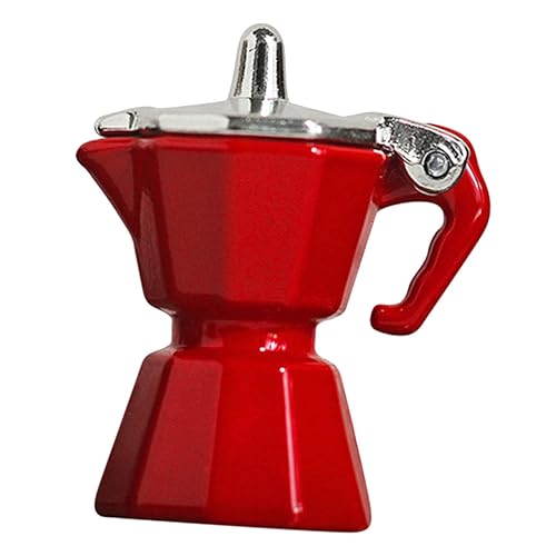 UPKOCH Mini-Küchenkaffeemaschine Miniatur-Puppenhaus-Kaffeemaschine Coffee Makers Modelle Spielzeug Mini-Hausmöbel Kaffeemaschinen-Dekor konzentrieren Herd einstellen Kochutensilien Ob11 von UPKOCH