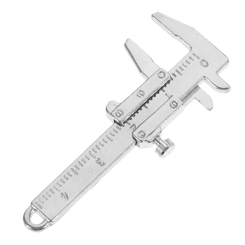 UPKOCH Mini-Lernbedarf digitaler Messschieber Miniaturen Masse Korb Bremssättel Bremssattel Mini DIY Messschieber winziger Messschieber Mini-Lineal zum Selbermachen Metall Silver von UPKOCH