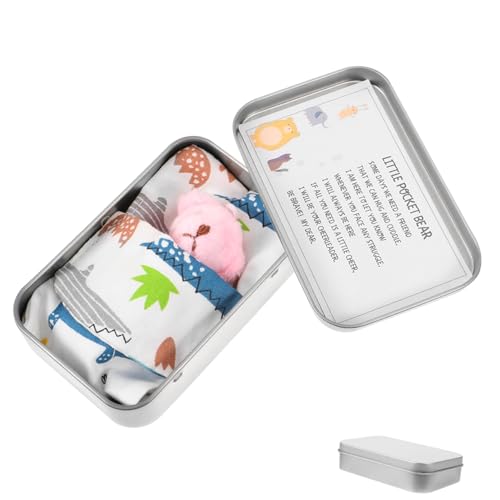 UPKOCH Mini-stoffbär in Blechdose Mini-bär Miniatur-plüschbär Ornament Mini-stofftier Mini-bär-Dekoration Taschenbär Mini-plüschbär-Ornament Raumdekor Wohndekor UPKOCH Mini-stoffbär in Blechdose Mini-bär Miniatur-plüschbär Ornament Mini-stofftier Mini-bär-Dekoration Taschenbär Mini-plüschbär-Ornament Raumdekor Wohndekor von UPKOCH