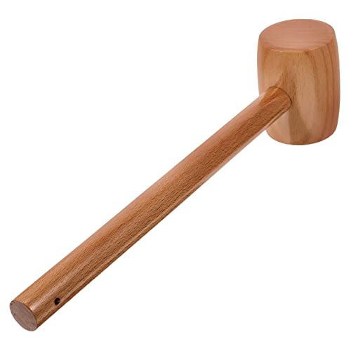 UPKOCH Mini-holzhammer Zappeln Krabbelndes Babyspielzeug Werkzeug Fleisch Loser Hammer Gadget Bastelhammer Handhaben Bausatz Kriechende Krabbe Kleinkinder Schweißen Xylophon Light Brown von UPKOCH