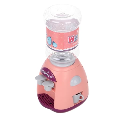 UPKOCH Mini-wasserspender Kleiner Wasserspender Für Kinder Trinkbrunnen Für Kinder Mini-wasserspielzeug Trinkbrunnen Modell Miniatur-wasserspender Süßer Wasserspender Plastik Rosa von UPKOCH