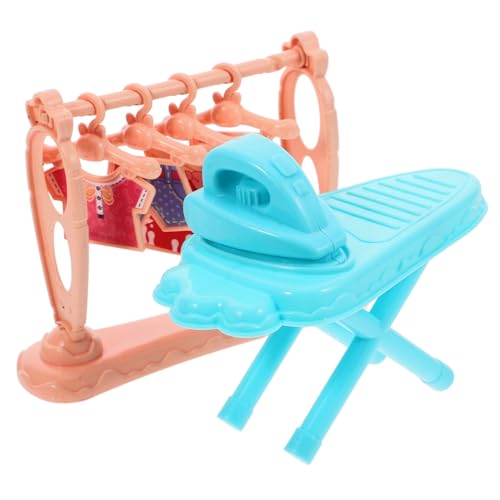 UPKOCH Miniatur Bügeleisen mit Bügelbrett und Kleiderständer Puppenhaus Zubehör Kreatives Mini House Ornament für Basteln Dekoration und Kindliche Fantasieförderung UPKOCH Miniatur Bügeleisen mit Bügelbrett und Kleiderständer Puppenhaus Zubehör Kreatives Mini House Ornament für Basteln Dekoration und Kindliche Fantasieförderung von UPKOCH