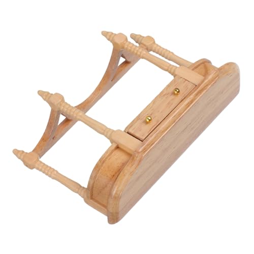 UPKOCH Miniatur Holzschreibtisch Stabiles Puppenhaus Möbelmodell Kompakt Tragbar für Rollenspiele und Dekoration für Kinderzimmer Zubehör UPKOCH Miniatur Holzschreibtisch Stabiles Puppenhaus Möbelmodell Kompakt Tragbar für Rollenspiele und Dekoration für Kinderzimmer Zubehör von UPKOCH