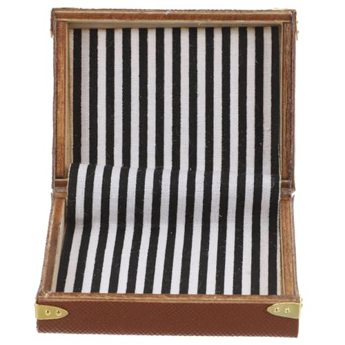 UPKOCH Miniatur Koffer Retro Stil Detailreiches Mini Gepäckstück Puppenhaus Zubehör Micro Landschaft Dekoration Vielseitig Verwendbar für Puppenhaus Schlafzimmer und Miniaturszenen UPKOCH Miniatur Koffer Retro Stil Detailreiches Mini Gepäckstück Puppenhaus Zubehör Micro Landschaft Dekoration Vielseitig Verwendbar für Puppenhaus Schlafzimmer und Miniaturszenen von UPKOCH