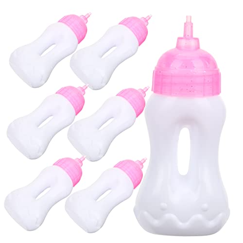 UPKOCH Flasche Baby Puppe Flasche Miniatur Milchflaschen Für Puppen Fütterungszubehör Für Perfekte Spielzeuge Für Kreatives Rollenspiel Für Ädchen Ideal Für Puppen Und Stofftiere Babyflasche von UPKOCH