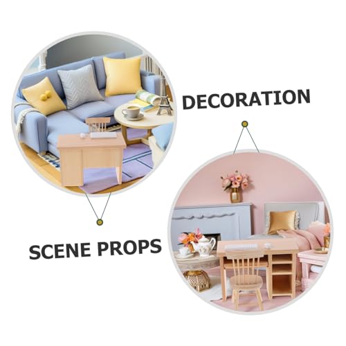 UPKOCH Miniatur Puppenhaus Möbel Miniatur Büro Tisch und Stuhl mit Tastatur und Maus Simulation für Kompatibel mit Verschiedenen Puppenhäusern Fördert Kreatives Rollenspiel UPKOCH Miniatur Puppenhaus Möbel Miniatur Büro Tisch und Stuhl mit Tastatur und Maus Simulation für Kompatibel mit Verschiedenen Puppenhäusern Fördert Kreatives Rollenspiel von UPKOCH