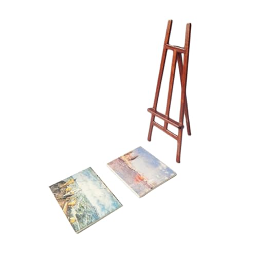 UPKOCH Miniatur Puppenhaus Teilig mit Staffelei und Gemälden Mini Haus Zeichentafel Zubehör für DIY Puppenhaus Dekoration und Micro Landschaft UPKOCH Miniatur Puppenhaus Teilig mit Staffelei und Gemälden Mini Haus Zeichentafel Zubehör für DIY Puppenhaus Dekoration und Micro Landschaft von UPKOCH