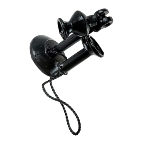 UPKOCH Miniatur Retro Telefon Modell aus Schwarzem Antikes Puppenhaus Zubehör Detailreiche Vintage Dekoration für Wohnzimmer Schlafzimmer Sammler und Puppenhausfans UPKOCH Miniatur Retro Telefon Modell aus Schwarzem Antikes Puppenhaus Zubehör Detailreiche Vintage Dekoration für Wohnzimmer Schlafzimmer Sammler und Puppenhausfans von UPKOCH