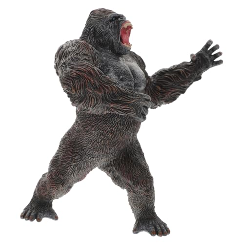 UPKOCH -Modell Miniaturen Affen Gorilla Animal Figures wohnungsdeko hausdeko Tiermodell dekorfiguren Simulation von Tierfiguren Statue der Wilden Tiere Plastik von UPKOCH