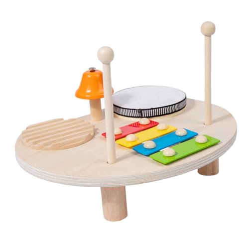 UPKOCH Multifunktionales Schlaginstrument Musikspielzeug Spielzeug Kinderspielzeug Xylophon Für Holz Xylophon Instrumente Musikspielzeug Aus Holz von UPKOCH