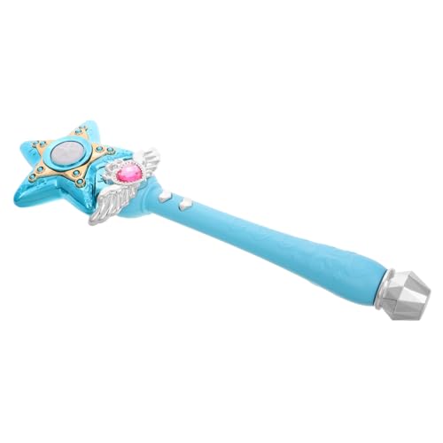 UPKOCH Musik-Zauberstab Prinzessin für kleine Mädchen für Prinzessin Zauberstab Festliche Accessoires Spielzeugstab Sternenstäbe Zubehör für Feenkostüme Plastik Sky-Blue von UPKOCH