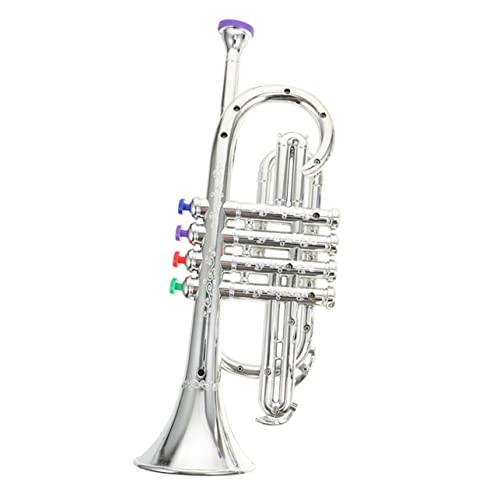 UPKOCH Musikinstrument Für Musikspielzeug Mobiles Für Babys Gitarre Für Trompeten Saxophon Modellspielzeug Kleinkind Mädchen Kindergitarre Babytrommel Silberfarbener von UPKOCH