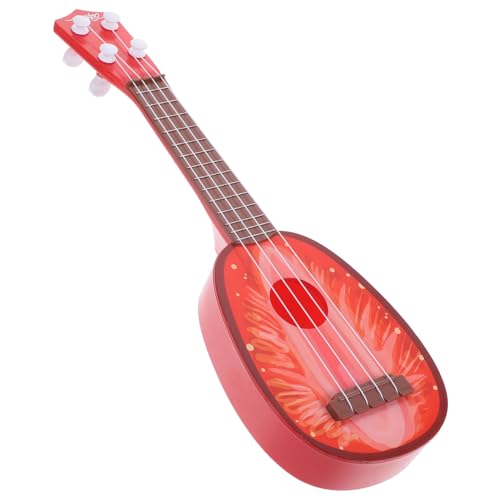 UPKOCH Musikinstrument Ukulele Für Kleinkind Gitarre Kunststoff Konzert Ukulele Rot von UPKOCH