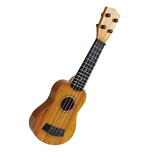 UPKOCH Musikspielzeug Kleines Instrument Orange Ukulele Ukulele Gitarrenspielzeug Orange Musikinstrumente Ukulele Für Kleine Ukulele Ukulele Instrumente Aus Kunststoff von UPKOCH