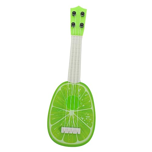 UPKOCH Obst-Ukulele kinderinstrumente musikinstrumente Plastikgitarre für Spielzeuggitarre für frühes musikalisches Lernspielzeug Mini-Gitarren- Abs Green von UPKOCH