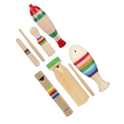 UPKOCH Percussion Musikinstrument aus Holz Teiliges Frühpädagogisches Schlagzeug für Kleinkinder Rhythmus Kreativität und Hand Augen Koordination UPKOCH Percussion Musikinstrument aus Holz Teiliges Frühpädagogisches Schlagzeug für Kleinkinder Rhythmus Kreativität und Hand Augen Koordination von UPKOCH