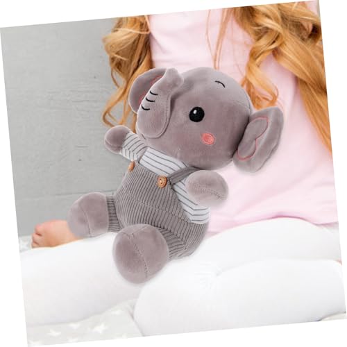 UPKOCH Plüsch Elefant Kuscheltier mit Rucksack aus Weichem Daunenstoff Cartoon Stofftier für Junge Mädchen und Kleinkinder Beruhigende Schlafhilfe Graues Kuscheltier Zufälliger Knopf UPKOCH Plüsch Elefant Kuscheltier mit Rucksack aus Weichem Daunenstoff Cartoon Stofftier für Junge Mädchen und Kleinkinder Beruhigende Schlafhilfe Graues Kuscheltier Zufälliger Knopf von UPKOCH