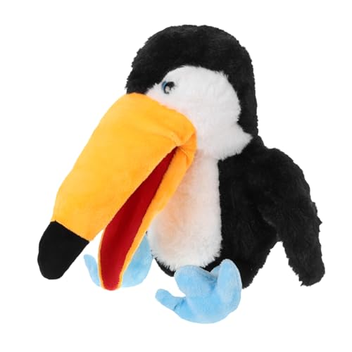 UPKOCH Plüsch Handpuppe Kinderhandpuppe Vogelhandpuppe Cartoon-Handpuppe Eltern-Kind-Interaktion Handpuppe kreatives Handspielzeug realistisches Figurenspielzeug Plüschpuppe PP Baumwolle von UPKOCH