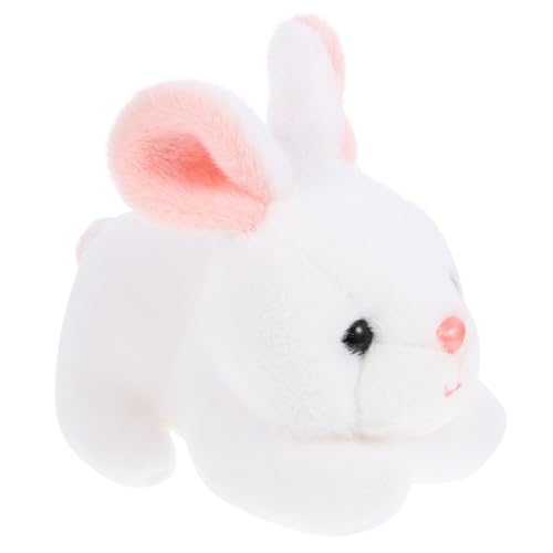 UPKOCH Plüschhase Kuscheltier für Plüschkaninchen schöafzimmerdeko Rabbit Toys ausgestopfte Hasen Kleiner Stoffhase Stoffhase PP Baumwolle Weiß von UPKOCH