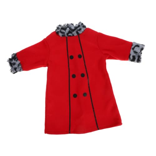 UPKOCH Puppen-Strampler Wiedergeborene Babypuppen Puppenwagen Monster Mädchenpuppe Karikatur Windeln Puppenkleidung Dolly Puppen-Outfit Puppenmantel Puppenkostüm Stoff Rot von UPKOCH