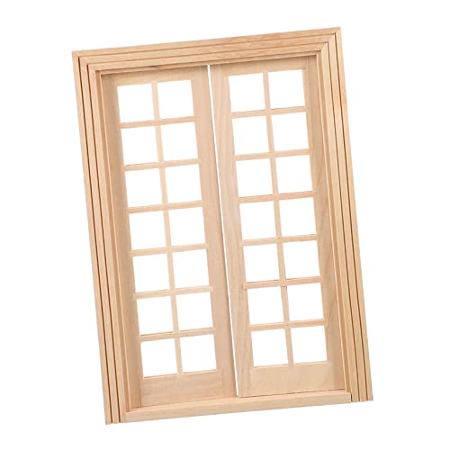 UPKOCH Puppenhaus Tür Modell aus Holz Langlebige DIY Möbel Dekoration Doppelflügelige Tür für Puppenhaus Zubehör Realistisches Miniatur Landschaftsornament UPKOCH Puppenhaus Tür Modell aus Holz Langlebige DIY Möbel Dekoration Doppelflügelige Tür für Puppenhaus Zubehör Realistisches Miniatur Landschaftsornament von UPKOCH